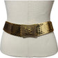Vintage Gold Metal Belt Sz-Small