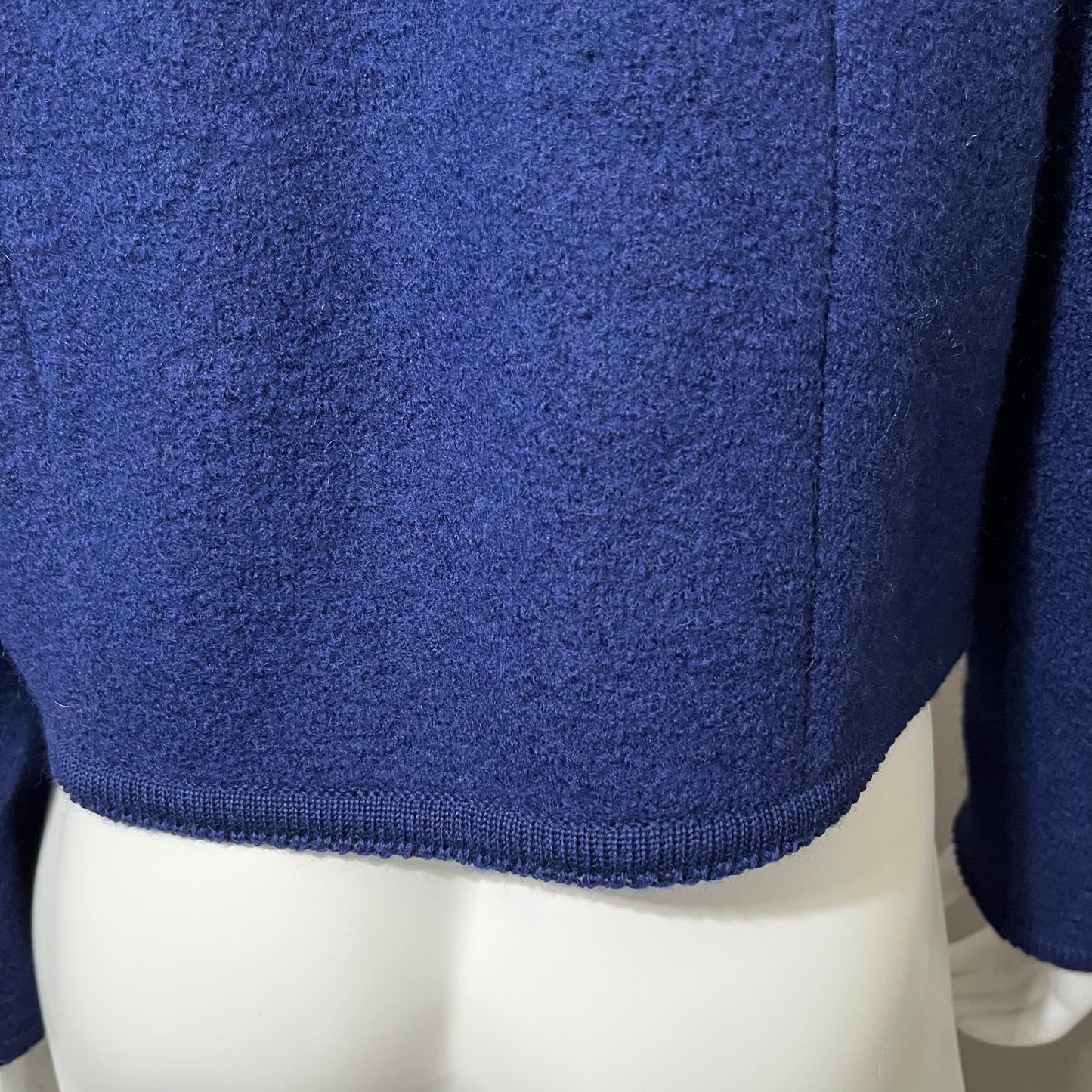 Vintage Field Manor Blue Boiled Wool Sweater Sz-14