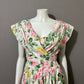 Vintage Expo Petite Floral Tea Party 100% Cotton Summer Dress Sz-6