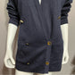 Linda Allard Ellen Tracy Navy Cardigan Sz-Medium/Large