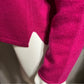 Sutton Studio Fushia Button Front Cashmere Sweater Sz-Large Petite