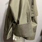 Marla Wynne Olive Green Cropped Cotton Jacket Plus Size Sz-3X