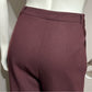 Anne Klein Burgundy Wool Pants Sz-12P