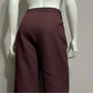 Anne Klein Burgundy Wool Pants Sz-12P