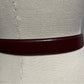 Vintage Ginnie Johanson Merlot Belt Sz-Medium