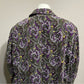 Talbots Cotton Velvet Purple Paisley Blazer