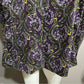 Talbots Cotton Velvet Purple Paisley Blazer