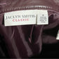 Jaclyn Smith Plum Leather Pencil Skirt Sz-8
