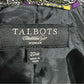 Talbots Cotton Velvet Purple Paisley Blazer