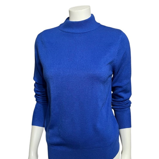 Vintage Blue Blair Soft Mock Neck Sweater
