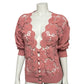 Vintage Melbourne Elements Mauve Pink Ramie | Cotton Cardigan