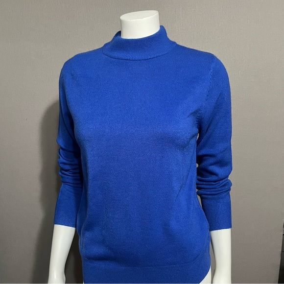Vintage Blue Blair Soft Mock Neck Sweater