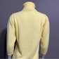 Vintage Salon Studio Yellow Sequins Lightweight Turtleneck