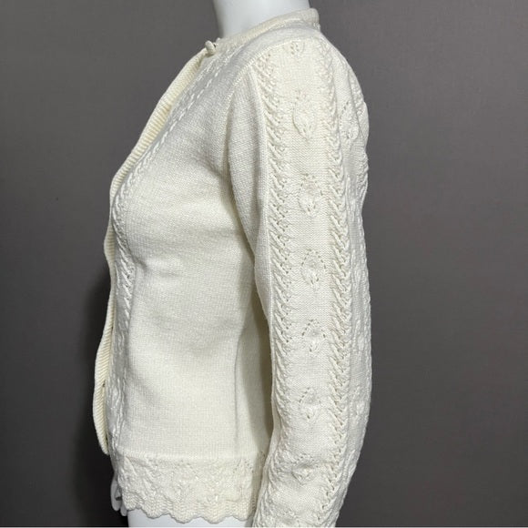 Vintage It’s Pure Gold Cream Grandma Sweater