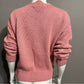 Vintage Melbourne Elements Mauve Pink Ramie | Cotton Cardigan