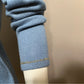 Vintage Haband Light Blue Beaded V-Neck Sweater