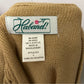 Vintage Haband Tan V-Neck Beaded Lightweight Sweater