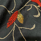 Vintage Rochelle Black | Red | Gold V-Neck Sweater