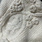 Vintage Joyce Cream Ramie | Cotton Chunky Knit Cardigan