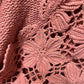 Vintage Melbourne Elements Mauve Pink Ramie | Cotton Cardigan