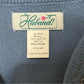 Vintage Haband Light Blue Beaded V-Neck Sweater