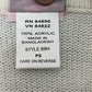 Vintage Adrian Jilofield Cream Pink Floral Stripe Crewneck Sweater