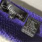 Vintage Angenie Purple Metallic Pearl V-Neck Sweater