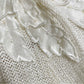 Vintage Lily Of California Cream Floral Appliqué Shoulder Sweater