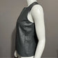 Preston & York Gray Leather Vest Sz-8