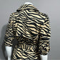Lauren Ralph Lauren Zebra Print Trench Jacket Sz-Small Petite