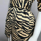 Lauren Ralph Lauren Zebra Print Trench Jacket Sz-Small Petite