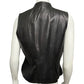Sienna Studio Black 100% Leather Vest Sz-10