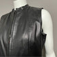 Sienna Studio Black 100% Leather Vest Sz-10