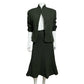 Lauren Ralph Lauren Olive Green Wool 2 pc Skirt Set Sz-14/16