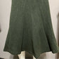 Lauren Ralph Lauren Olive Green Wool 2 pc Skirt Set Sz-14/16