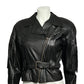 Vintage Begedor Made In Italy Fringe Leather Jacket Sz-Small