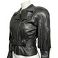 Vintage Begedor Made In Italy Fringe Leather Jacket Sz-Small